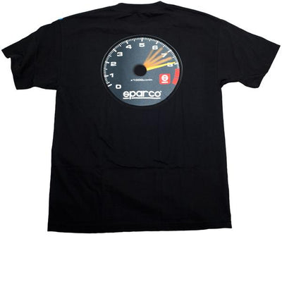 Sparco T-Shirt Tach Blk Xlrg