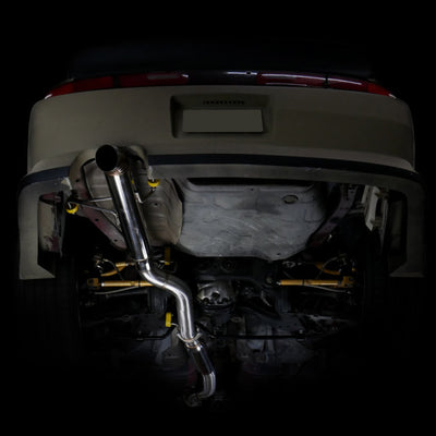 ISR Performance Series II - EP Single Tip Blast Pipe Exhaust - Resonated - 95-98 Nissan 240sx (S14)