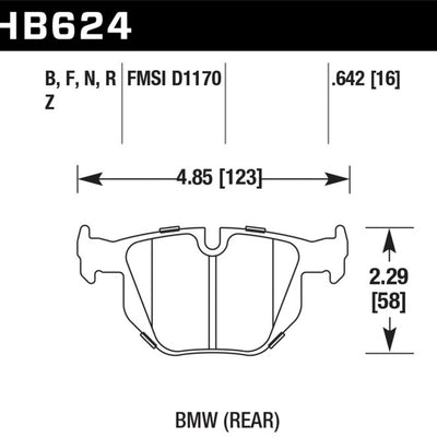 Hawk ER-1 Motorsports Brake Pads