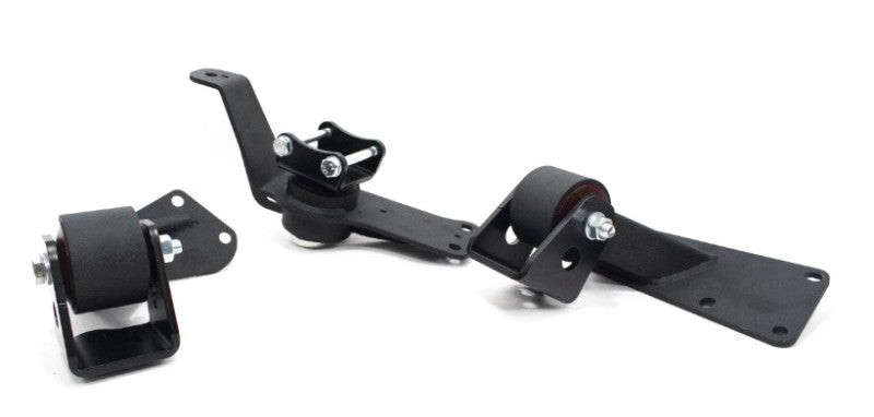 Innovative 00-09 S2000 Conversion Mount Kit (J-Series/Manual) Black Steel Mounts 85A Bushings