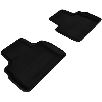 3D MAXpider 2009-2017 Infiniti QX70/FX35/50/50S Kagu 2nd Row Floormats - Black