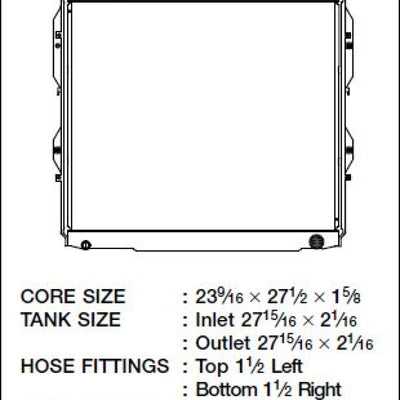 CSF 99-06 Toyota Tundra Radiator