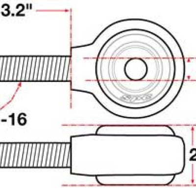 SPC Performance XAXIS Rod End Ball Joint