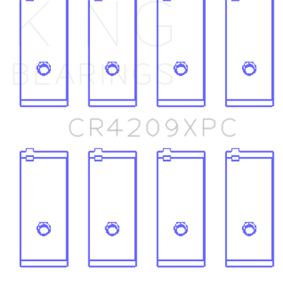 King Engine Bearings Toyota 3Sgte/16V 2.0L (Size STDX) Connecting Rod Bearing Set
