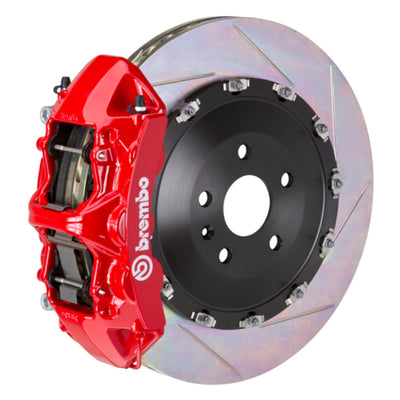 Brembo 07-13 X5 Front GT BBK 6 Piston Cast 405x34 2pc Rotor Slotted Type1 -Red