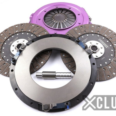 XClutch Ford 10.5in Twin Solid Organic Multi-Disc Service Pack