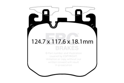 EBC S12 Brake Pad and Rotor Kit