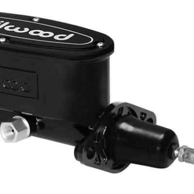 Wilwood High Volume Tandem M/C - 15/16in Bore Black-W/Pushrod - Early Mustang