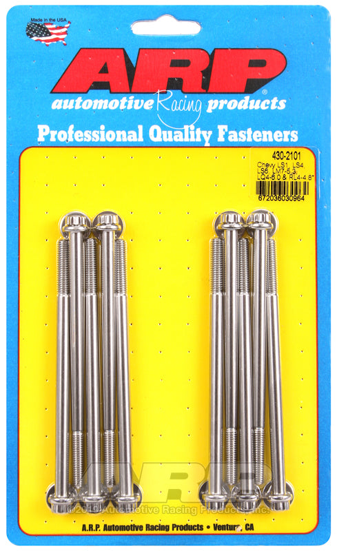 ARP Chevy LS1/LS4/LS6/LM7 5.5, LQ4-6.0 & RL4-4.8 12pt Intake Manifold Bolt Kit