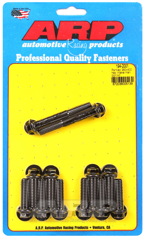 ARP Pontiac 350-400 Hex Intake Manifold Bolt Kit
