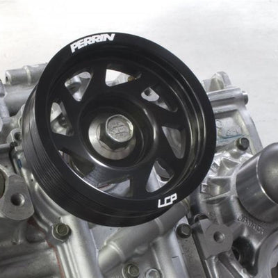 PERRIN 93-14 Subaru Impreza (Incl. 02-14 WRX) / 04-21 STI Lightened Crank Pulley - Black