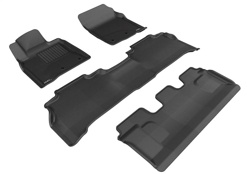 3D MAXpider 08-11 Lexus LX570 Kagu Black Full Set (Hooks)