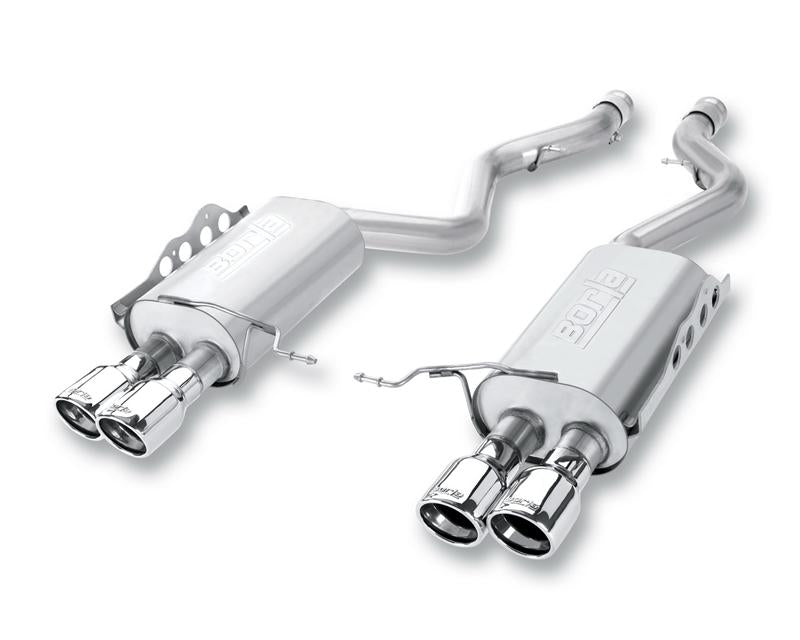 Borla 15-17 Ford F-150 2.7L/ 3.5L EcoBoost/ 5.0L V8 Rear Exit S-Type Catback Exhaust Black Chrome
