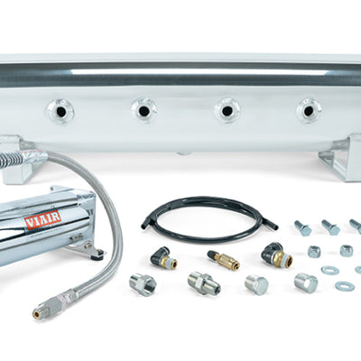 Air Lift Performance 5 Gal Polished Tank & VIAIR 444C Comp  - (No Mgmt System Included)