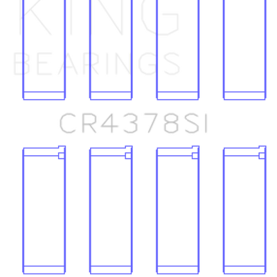 King Engine Bearings Hyundai G4Hc/G4Hg Epsilon/(Size +0.50mm) Connecting Rod Bearing Set