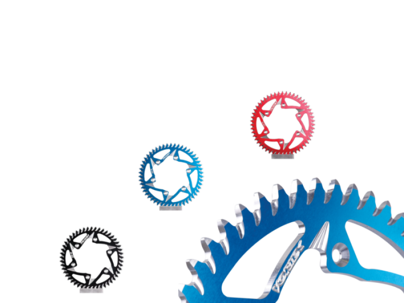 Vortex Racing Aluminum Rear Sprocket 520 46 Tooth- Hardcoat