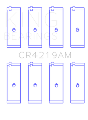 King Engine Bearings Toyota 1Rz (Size +0.50mm) Connecting Rod Bearing Set