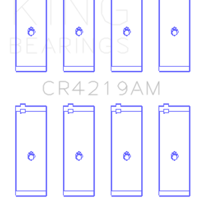 King Engine Bearings Toyota 1Rz (Size +0.50mm) Connecting Rod Bearing Set
