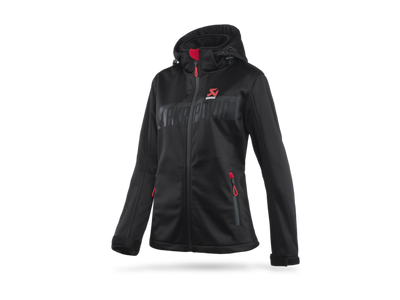 Akrapovic Womens Corpo Softshell Jacket Black - M