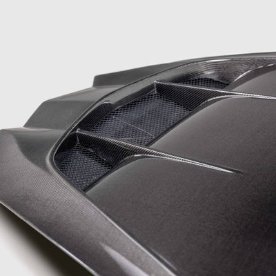 Anderson Composites 20-24  Chevrolet Corvette C8 Type-Z1 Double Sided Carbon Fiber Hood