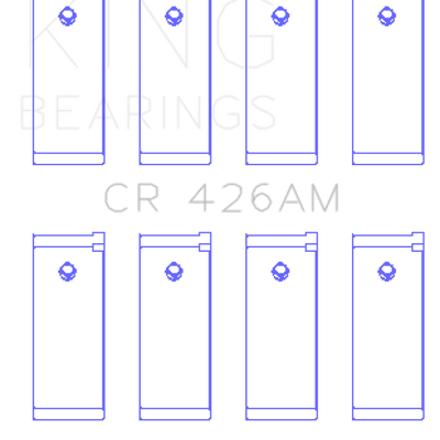 King Engine Bearings Datsun E13/E15/(Size +0.75mm) Connecting Rod Bearing Set