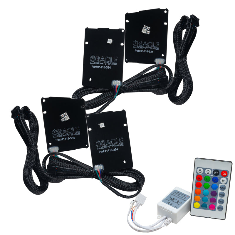 Oracle 19-21 Chevy Camaro LS/LT RGB+A Headlight DRL Kit - w/ Simple Controller