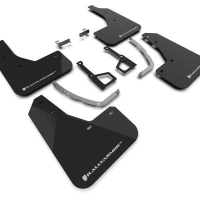 Rally Armor 2025 Hyundai Ioniq 5 XRT Black Mud Flap White Logo