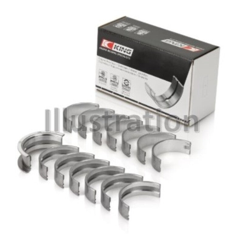 King Engine Bearings Cummins B-Series L6 (Size .026) Crankshaft Main Bearings (Set of 7)