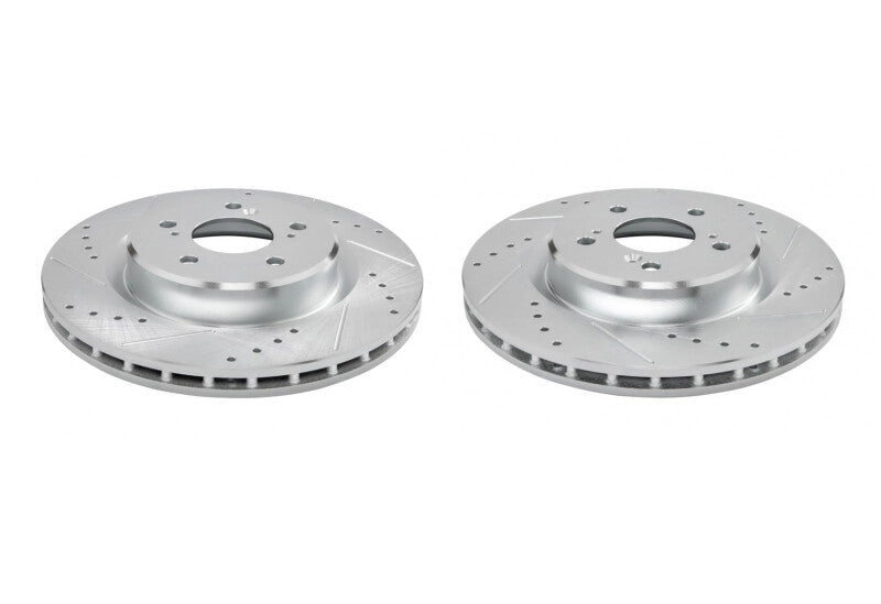 Power Stop 21-23 Acura TLX Front Drilled & Slotted Rotor - Pair