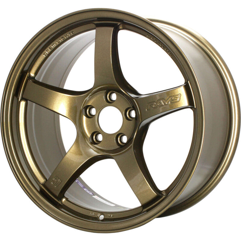 Gram Lights 57CR 19x9.5 +45 5x120 Almite Gold Wheel