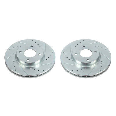Power Stop 18-19 Nissan Kicks Front Evolution Drilled & Slotted Rotors - Pair