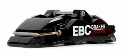EBC Racing 17-22 Honda Civic Type-R (FK8) Black Apollo-6 Front Right Caliper