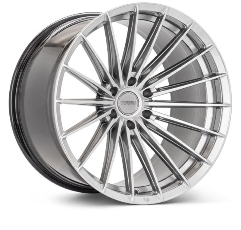 Vossen HFX-4 22x10 - 6x135 - ET-18 - Super Deep - 87.1 - Hyper Silver Wheel