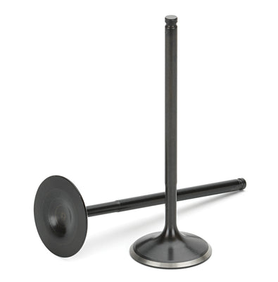 Supertech Subaru WRX 2.0L/2.5L Black Nitrided +1mm Head Diam Exhaust Valve - Set of 8