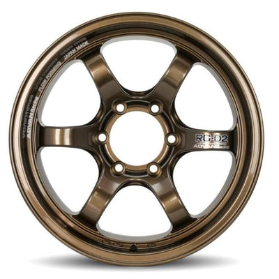 Advan RG-D2 17X8.5 -10 6x139.7 - Racing Gold Metallic