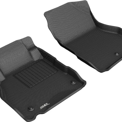 3D MAXpider 2018-2019 Nissan Kicks Kagu 1st Row Floormat - Black