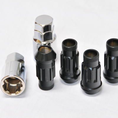 Wheel Mate Monster Open End Lug Nut Set of 4 - Black 1/2in