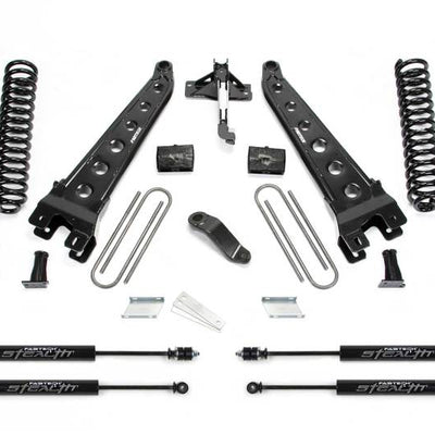 Fabtech 2017 Ford F450/F550 4WD Diesel 6in Rad Arm Sys w/Coils & Stealth