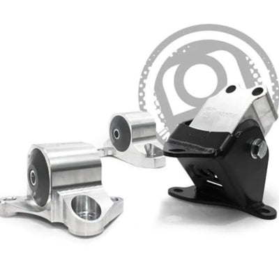 Innovative 96-00 Civic B/D Series Silver Aluminum Mounts 95A Bushings (3 Bolt)