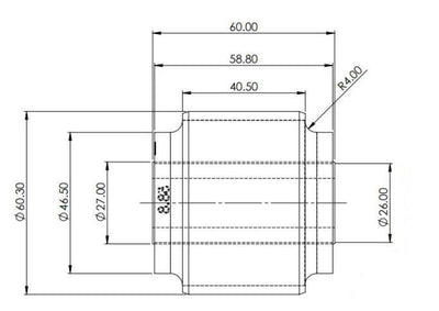 Superpro Trailing Arm-to-Differential Mount Bushing Kit