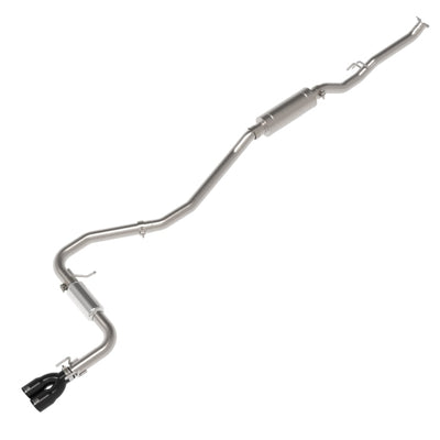aFe POWER Takeda 2.5in 304 SS Cat-Back Exhaust w/ Black Tips 22-25 Honda Civic L4-2.0L