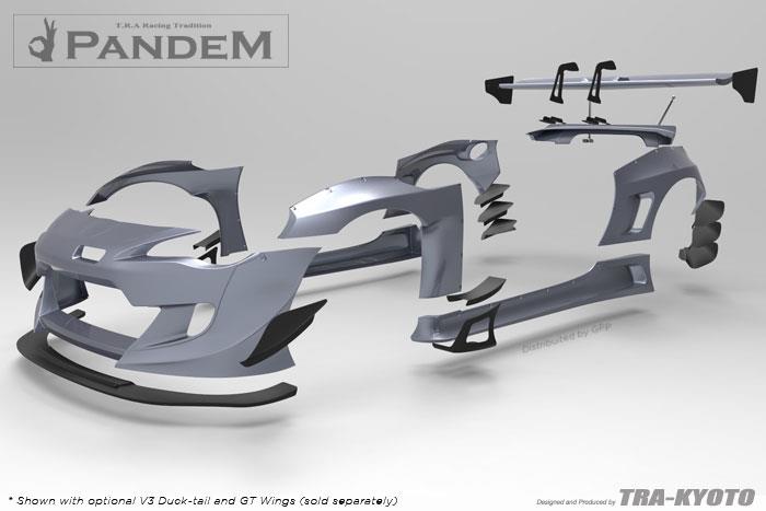 GReddy Scion FR-S Pandem Wide Body V3 Rear Diffuser
