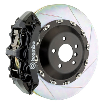 Brembo 07-15 Q7 (4L) Front GT BBK 6 Piston Cast 405x34 2pc Rotor Slotted Type-1-Black