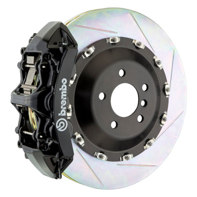 Brembo 06-11 ML63 (W164) Front GT BBK 6 Piston Cast 405x34 2pc Rotor Slotted Type-1-Black