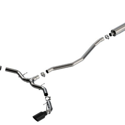 Borla 2023 Integra/22-23 Civic Si 1.5L 4 CYL. MT FWD 4DR 2.50in S-Type Catback Exhaust Black Chrome