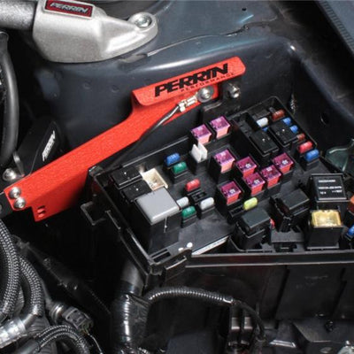 PERRIN 08-14 Subaru STI / 07-09 Legacy GT & OBXT Master Cylinder Bracket - Red