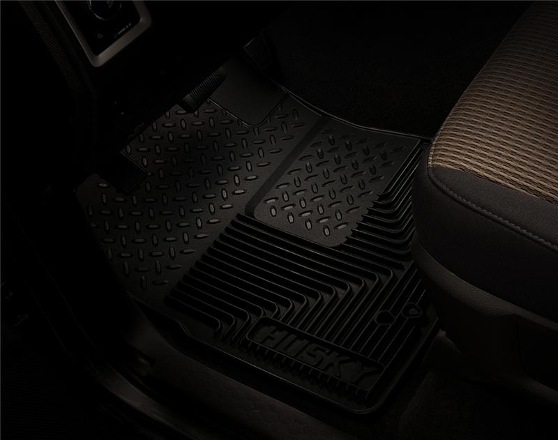 Husky Liners 08-10 Ford F-250/F-350/F-450 SuperDuty Heavy Duty Black Front Floor Mats
