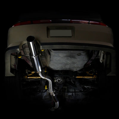 ISR Performance Series II - GT Single Exhaust System - Resonated - 95-98Nissan 240sx (S14)