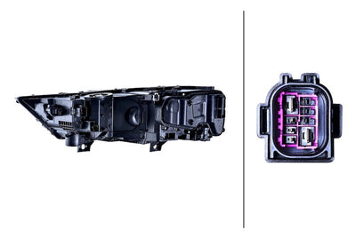 Hella 2020-2022 Audi Q7 Halogen Headlight Assembly