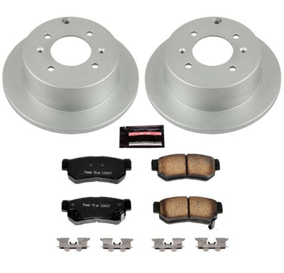 Power Stop 99-05 Hyundai Sonata Rear Z17 Evolution Geomet Coated Brake Kit